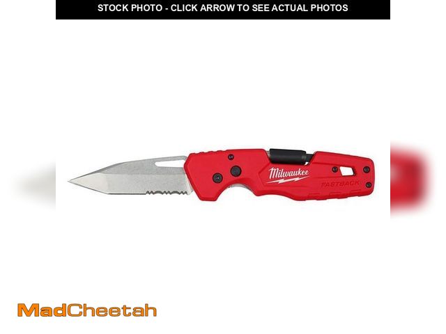 Lot 74-13779116 - Milwaukee FASTBACK 5- in-1 Folding Knife with 3 in. Blade - UNUSED
