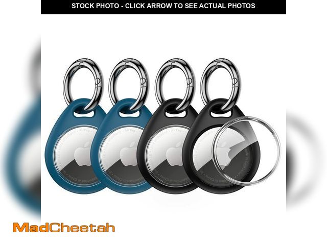 Lot 74-12979097 - UNBREAKcable AirTag Holder for Apple - 4 Pack Air Tag Case [Fit Tightly Design] [Easy to Install] [H...