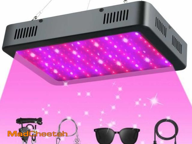 Lot 74-11283697 - LUYIMIN 2000W LED Grow Light, Full Spectrum Plant Light with Daisy Chain, Grow Lights for Indoor Pla...