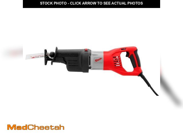 Lot 74-12546013 - Milwaukee 15 Amp 1-1/4 in. Stroke Orbital SUPER SAWZALL Reciprocating Saw with Hard Case - USED