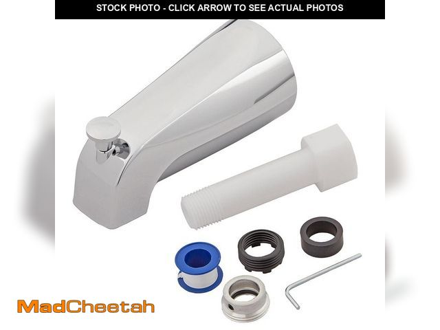 Lot 74-12777791 - Everbilt Tub Spout with Diverter, Chrome - UNUSED