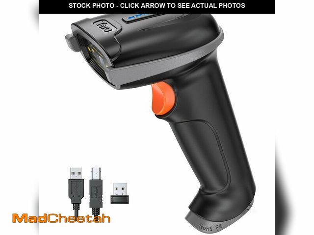 Lot 74-14385776 - Tera Barcode Scanner with Battery Indicator: 1D Wireless, 5100 Grey - UNUSED