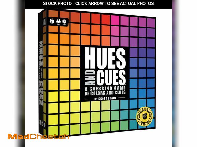 Lot 74-12861554 - Hues and Cues Party Game, by USAopoly - USED