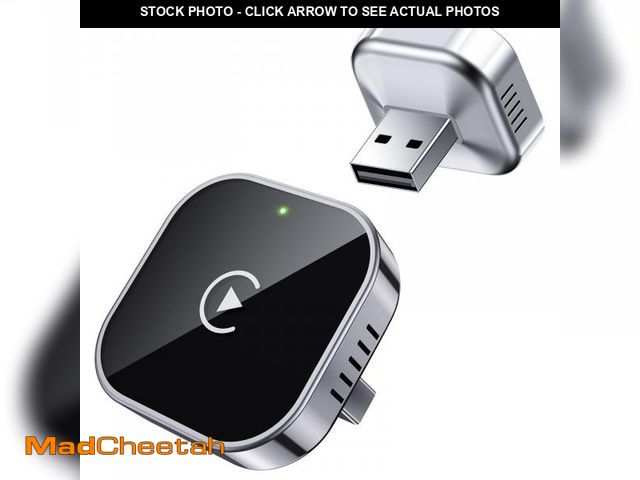 Lot 74-12121798 - Teeran Wireless CarPlay Adapter 2025 Upgrade Wired CarPlay to Wireless, Mini USB Design for Cars wit...
