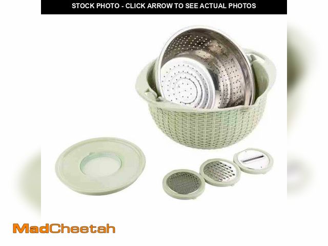 Lot 74-12713363 - JforSJizT 4-1 Colander with Mixing Bowl Set,2024 New Food Strainers and Colanders for Kitchen,Food, ...