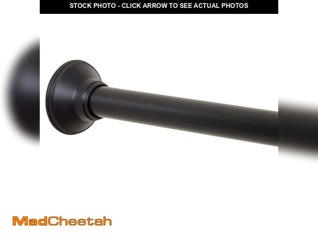 Lot 74-12784348 - Zenna Home Never Rust 44 in. to 72 in. Aluminum Adjustable Tension Decorative Shower Curtain Rod in ...