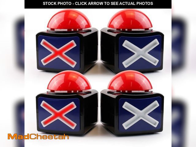 Lot 74-12600793 - BEAN LIEVE 4Pack Game Buzzer - Game Answer Buzzer with Lights and Sound Trivia Quiz Got Talent Buzze...