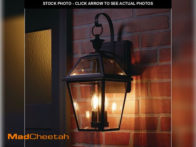 Lot 74-14222948 - Home Decorators Collection Glenneyre 20.25 in. 2-Light Espresso Bronze Hardwired Outdoor Wall Light ...