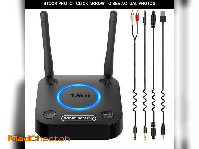 Lot 74-14143330 - 1Mii B06TX Bluetooth 5.3 Transmitter for TV to Wireless Headphone/Speaker, Bluetooth Adapter for TV ...