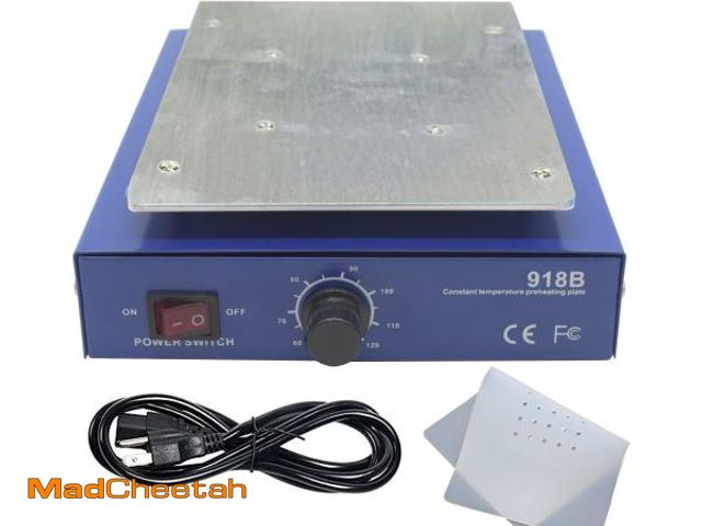 Lot 74-12431523 - 110V US Plug 7 inch Heating Plate LCD Screen Open Separator Desoldering Station for iPhone Samsung C...