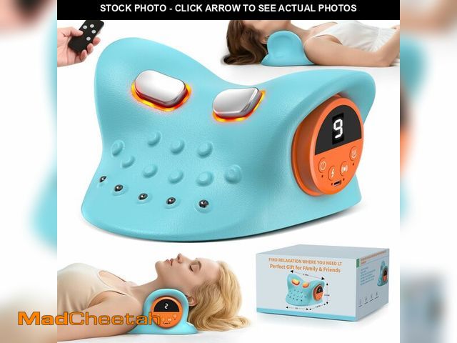 Lot 74-14272416 - Smedz Neck Massager 2026, 4-in-1 Neck &amp; Shoulder Massager with Multi-Directional Stretch, Heatin...