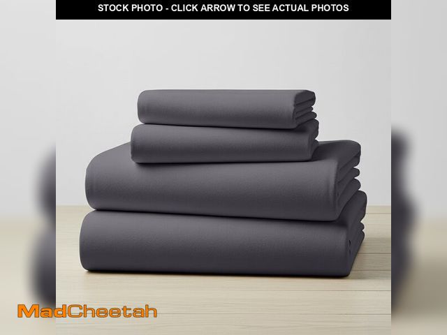 Lot 74-14211228 - Mellanni Flannel Bed Sheet Set - 4 Piece Luxury 100% Heavyweight 180GSM Cotton - Cozy, Soft &amp; Br...