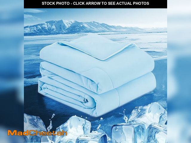 Lot 74-12682255 - Love's cabin Cooling Comforter Queen Size, Double Sided Cooling Blanket for Hot Sleepers, Breathable...