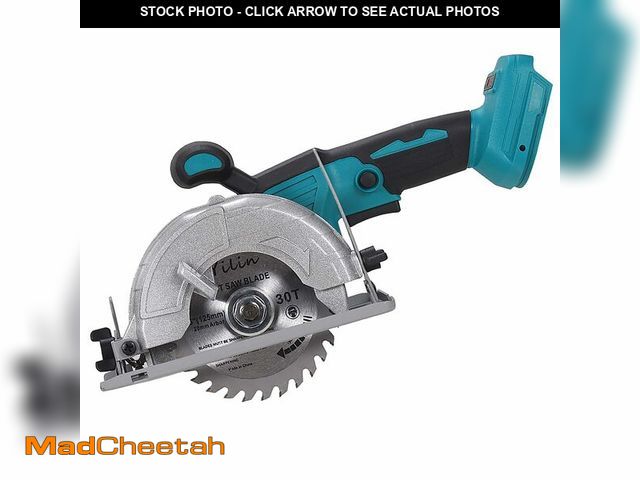 Lot 74-12599788 - 5 Inches Brushless Cordless Circular Saw, 6500 RPM,Compatible with Makita 18V Battery (Tool Only), 2...