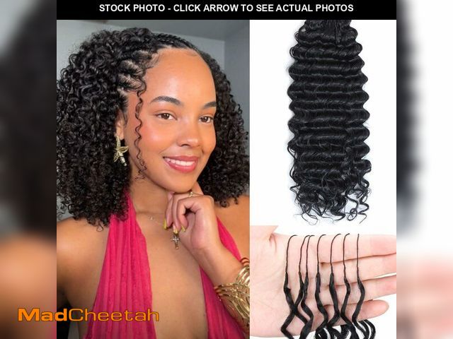 Lot 74-14384426 - QUISDUIS Feather Crochet Hair Extensions,12 Inch black 100 Strands Miracle Knots Crochet Hair for Bl...