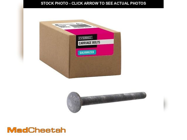 Lot 74-12894333 - Everbilt 1/2 in.-13 x 5-1/2 in. Zinc Hex Bolt (25-Pack) - UNUSED