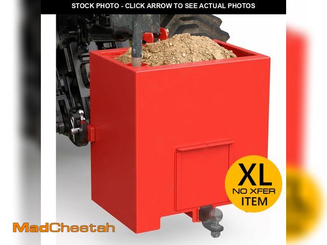 Lot 74-13073514 - YINTATECH Ballast Box with 2" Receiver, Tractor Ballast Box 3 Point Category 1, Loading 5.3 Cu.ft. -...