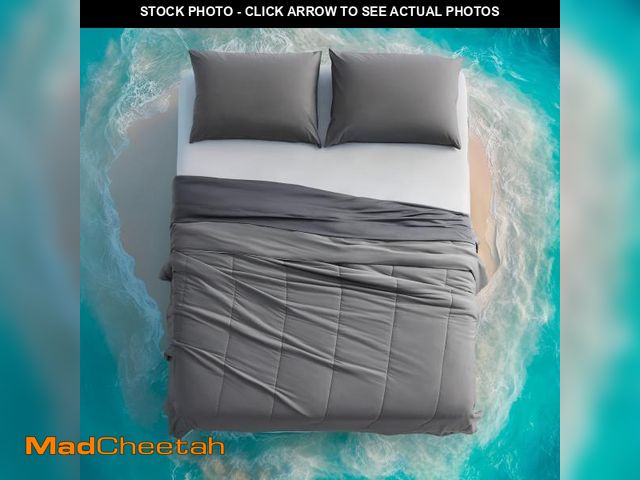 Lot 74-12312936 - SLEEP ZONE Twin XL Cooling Comforter Set for Hot Sleepers, Cooling BlanketÃ¯Â¼Å3 Pieces Jersey Knit...