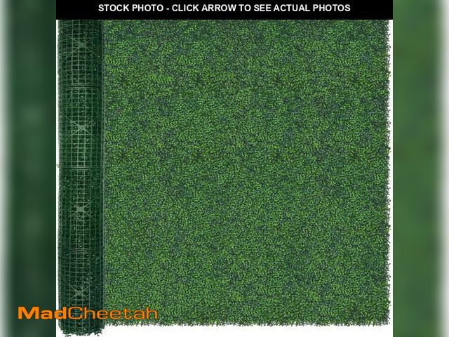 Lot 74-12198279 - ODTORY Artificial Ivy Privacy Fence Wall Screen: 6FT X 12FT (72 sqft) UV-Anti Faux Boxwood Roll Pane...