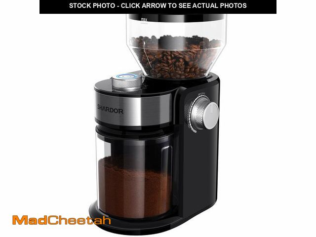 Lot 74-13629969 - SHARDOR Electric Burr Coffee Grinder 2.0, Adjustable Burr Mill with 16 Precise Grind Setting for 2-1...