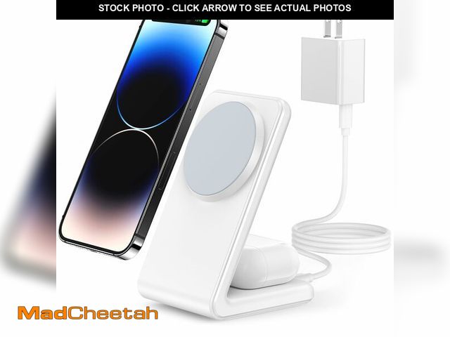 Lot 74-14377033 - 2-in-1 for Magsafe-Compatible Charger Stand with PD 20W USB-C Charger Block &amp; Cable, Fast Chargi...