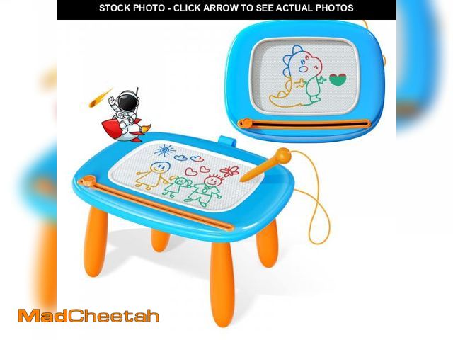Lot 74-12116806 - Kikidex Magnetic Drawing Board, Toddler Girl Toys for 1-2 Year Old, Doodle Board Pad Learning and Ed...