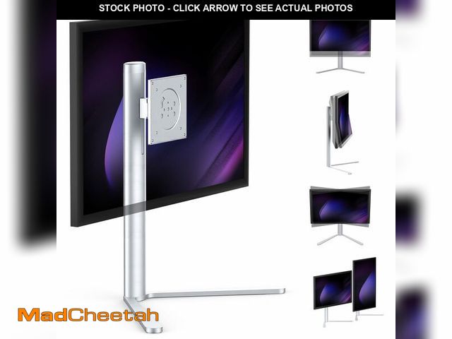 Lot 74-14265502 - Cadcreo Aluminum Monitor Stand with Spring-Adjustable Height, Vesa Mount with Full Tilt, Swivel &amp...