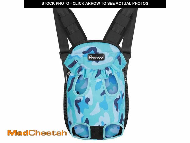 Lot 74-12715855 - Pawaboo Pet Carrier Backpack, Adjustable Pet Front Cat Dog Carrier Backpack Travel Bag, Legs Out, Ea...