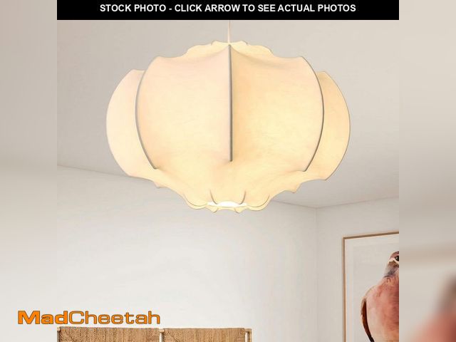 Lot 74-13047204 - Flint Garden 23 in. 40-Watt 3-Light White Lantern Pendant-Light for Restaurant Kitchen Island - UNUS...