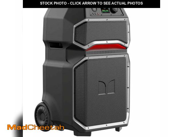 Lot 74-13672604 - Monster Rockin' Roller X Indoor/Outdoor Portable Bluetooth Speaker | Powerful 1000W, 15â Subwoofer...