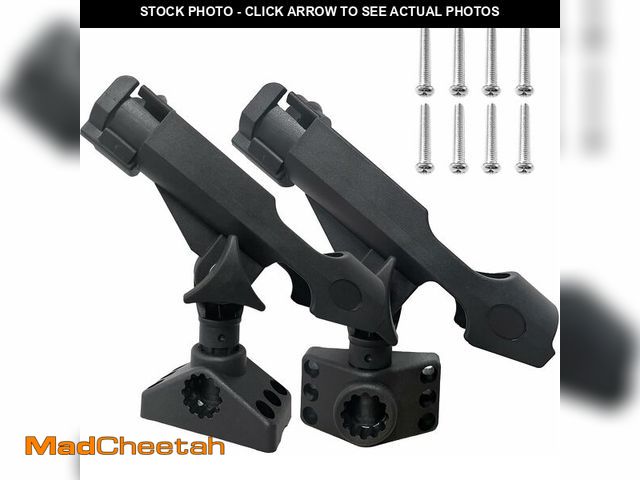 Lot 74-12801492 - LBW Fishing Rod Holders for Boat Adjustable Kayak Rod Holder Side Deck Mount Rod Holder Boat Fishing...