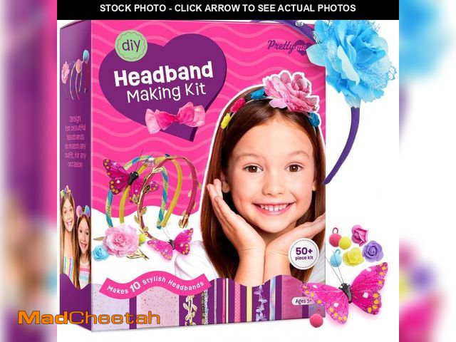 Lot 74-12219786 - Pretty Me Headband Making Kit for Girls - Arts &amp; Crafts Gift - Make Your Own Fashion Headbands f...