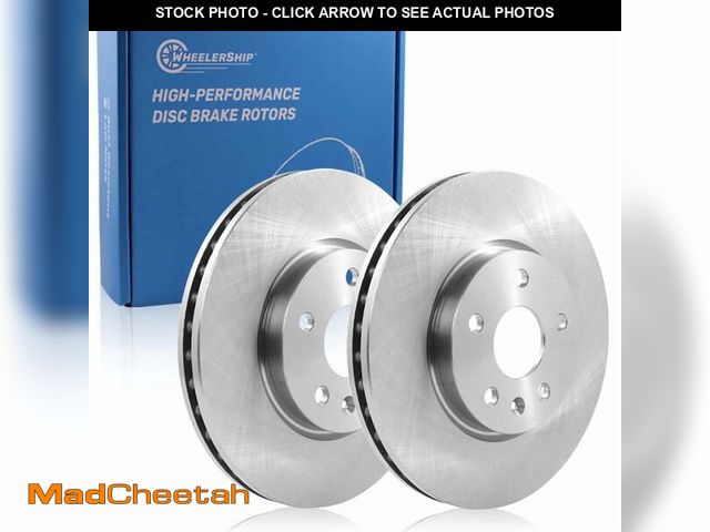 Lot 74-14259304 - New Front Disc Rotors For Buick Allure LaCrosse Regal Chevrolet Camaro Equinox Impala Malibu GMC Ter...