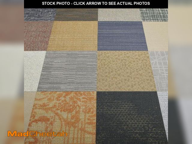 Lot 74-12496431 - TrafficMaster Versatile - Assorted - Multi-Colored Commercial/Residential 24 x 24 in. Peel and Stick...