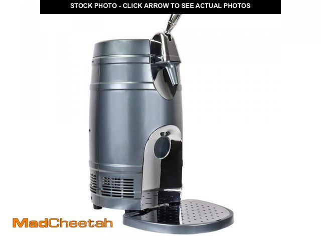 Lot 74-12251475 - Koolatron 5L Mini Keg Beer Cooler with Dual Taps, Includes 110 Volt and 12 Volt Power Cords - UNUSED