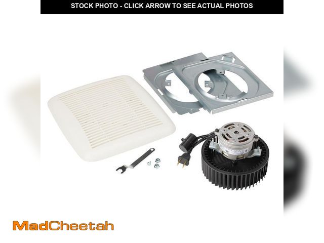 Lot 74-14314872 - Broan-NuTone QuicKit 60 CFM 3.0 Sones Bathroom Replacement Motor and Grille/Cover - USED