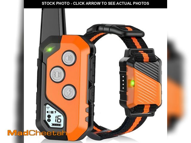 Lot 74-14151679 - PIOUNS Shock Collar for Dogs, IP67 Waterproof Dog Training Collar with Remote, 3 Training Modes with...