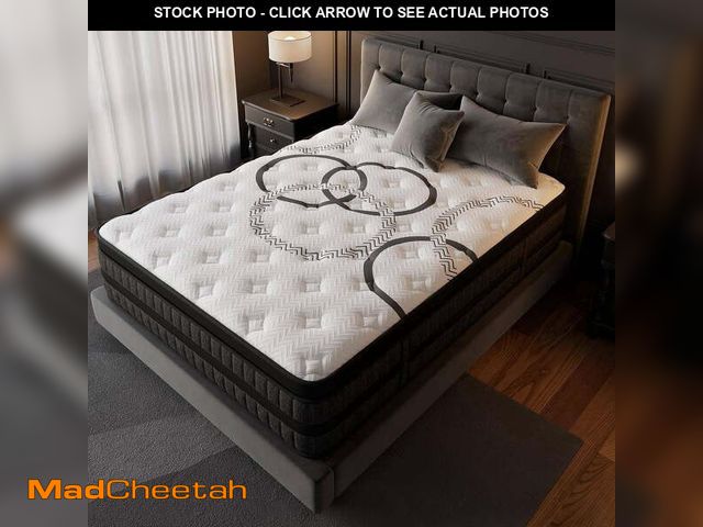 Lot 74-14323965 - GREOO Twin Mattress 12" Hybrid Mattress in a Box Gel Memory Foam and Pocket Springs with Motion Isol...