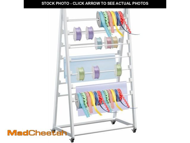Lot 74-13698325 - Ribbon Holder,Ribbon Organizer,15 Tier Ribbon Holder Organizer Rack,Double-Sided Gift Wrapping Craft...