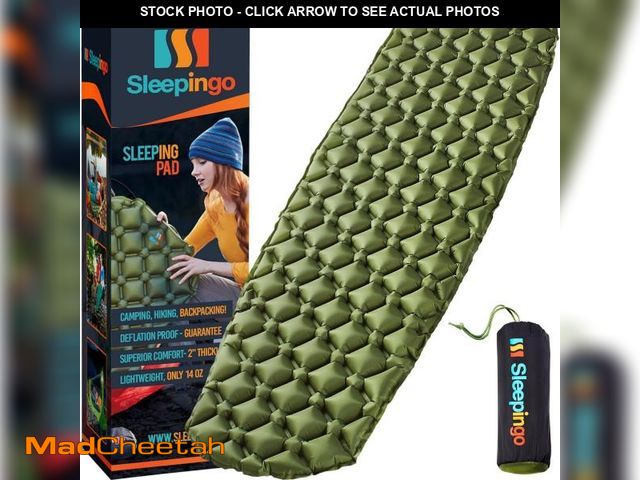Lot 74-12442336 - Sleepingo Ultralight Sleeping Pad - Inflatable Sleeping Mat for Camping, Hiking, Backpacking - 74x22...