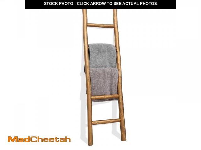 Lot 74-12518159 - *SEE DETAILS* FUIN Fully Assembled 57in Wood Blanket Ladder Living Room Decorative Wall Leaning Farm...