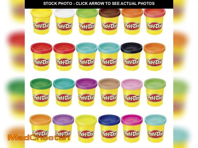 Lot 74-12388724 - Play-Doh Modeling Compound 24-Pack Case of Colors, Non-Toxic, 3 Oz Cans of Assort. Colors, Back to S...
