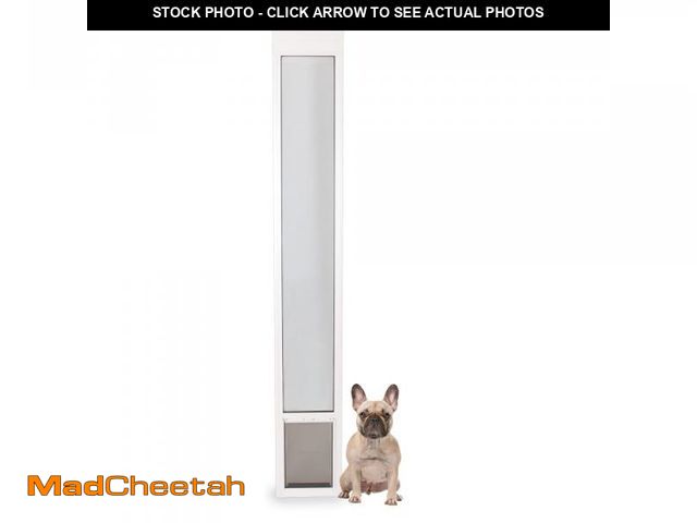 Lot 74-12106232 - PetSafe Doggy Door for Sliding Glass Doors, Adjustable Height 75 7/8" to 81", No-Cut DIY Install, Al...