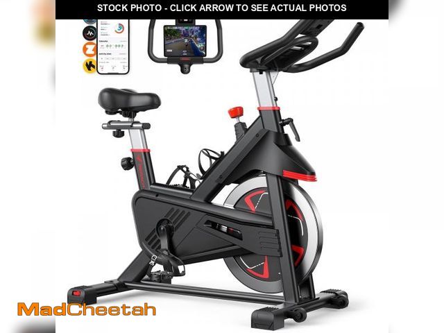 Lot 74-12143795 - (MISSING NO LED MONITOR) MERACH Exercise Bike Indoor Stationary Cycling Bike with 350lbs Weight Capa...