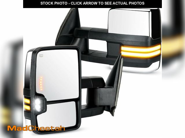 Lot 74-13710680 - Towing Mirrors Rear View Mirrors fit for 1999-2002 Chevy Silverado GMC Sierra 1500 2500 HD 3500 Yuko...
