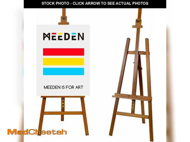 Lot 74-13836101 - MEEDEN Painting Wooden Art Easel: Solid Beechwood Display Easel Stand Hold Canvas up to 43'' - Adjus...