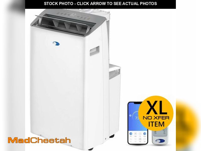 Lot 74-14559338 - Whynter Portable Air Conditioner Inverter 14000 BTU Smart Wi-Fi ARC-1230WN | Built In Dehumidifier w...