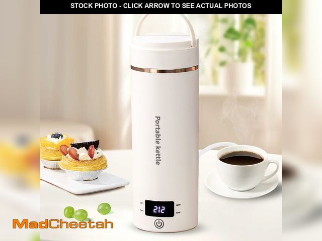 Lot 74-14053795 - Travel Electric Kettle Portable Mini Kettle,Small Hot Water Boiler with 4 Temperature Settings,304 S...