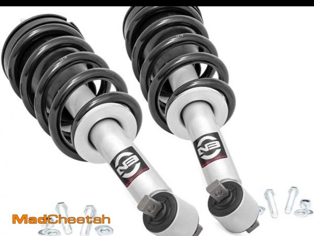 Lot 74-11255369 - Rough Country 6" Loaded N3 Lifted Struts for 2009-2013 Ford F-150 4WD - 501055 - UNUSED