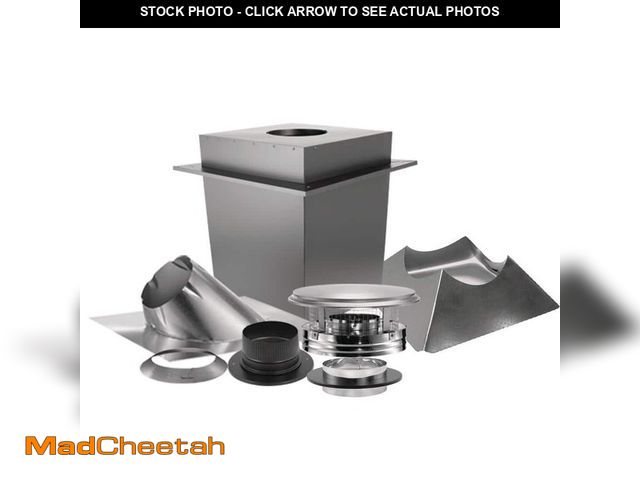 Lot 74-12558339 - (MISSING HARDWARE) DuraVent DuraPlus All-Fuel Chimney  6in. Diameter Basic Kit 6DP-KTUP - USED